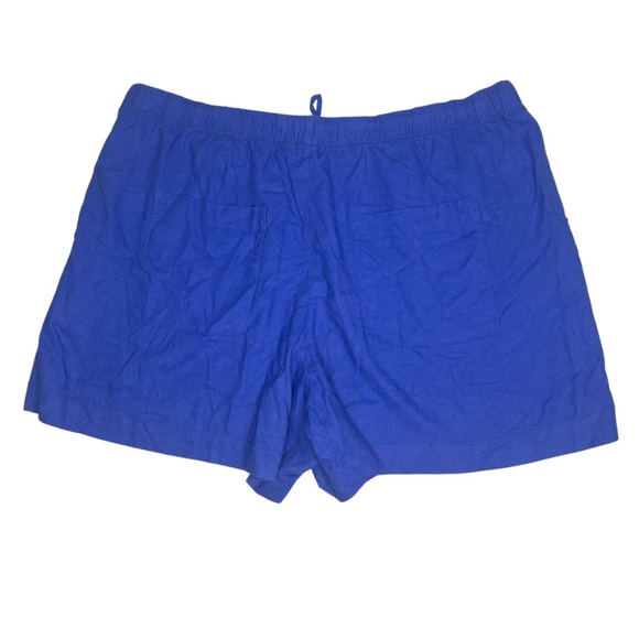 NWT Gap Blue Linen Shorts - Picture 2 of 14